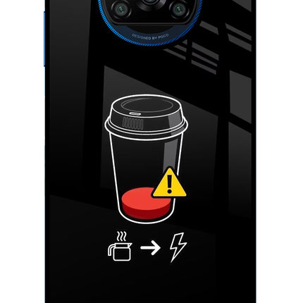 Coffee Poco X3/X3 Pro Glass Case