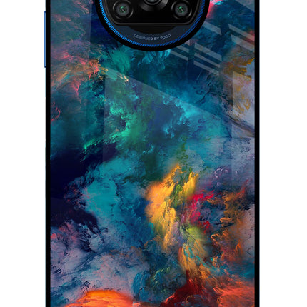 Artwork Paint Poco X3/X3 Pro Glass Case