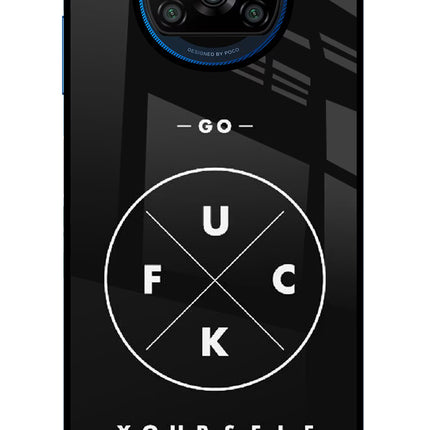 Go Fuck Yourself Poco X3/X3 Pro Glass Case