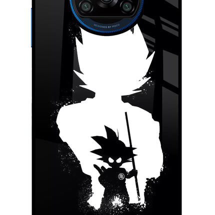 Goku Shadow Poco X3/X3 Pro Glass Case