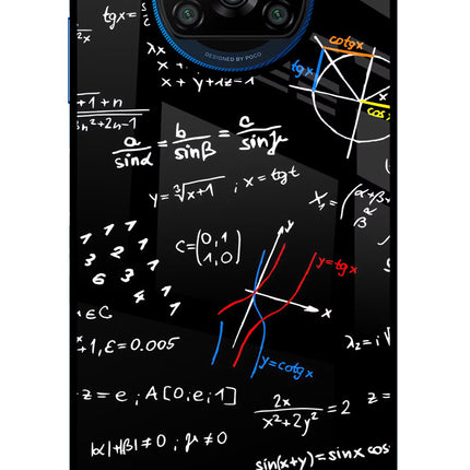 Mathematics Formula Poco X3/X3 Pro Glass Case