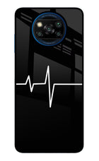Heart Beats Poco X3/X3 Pro Glass Case