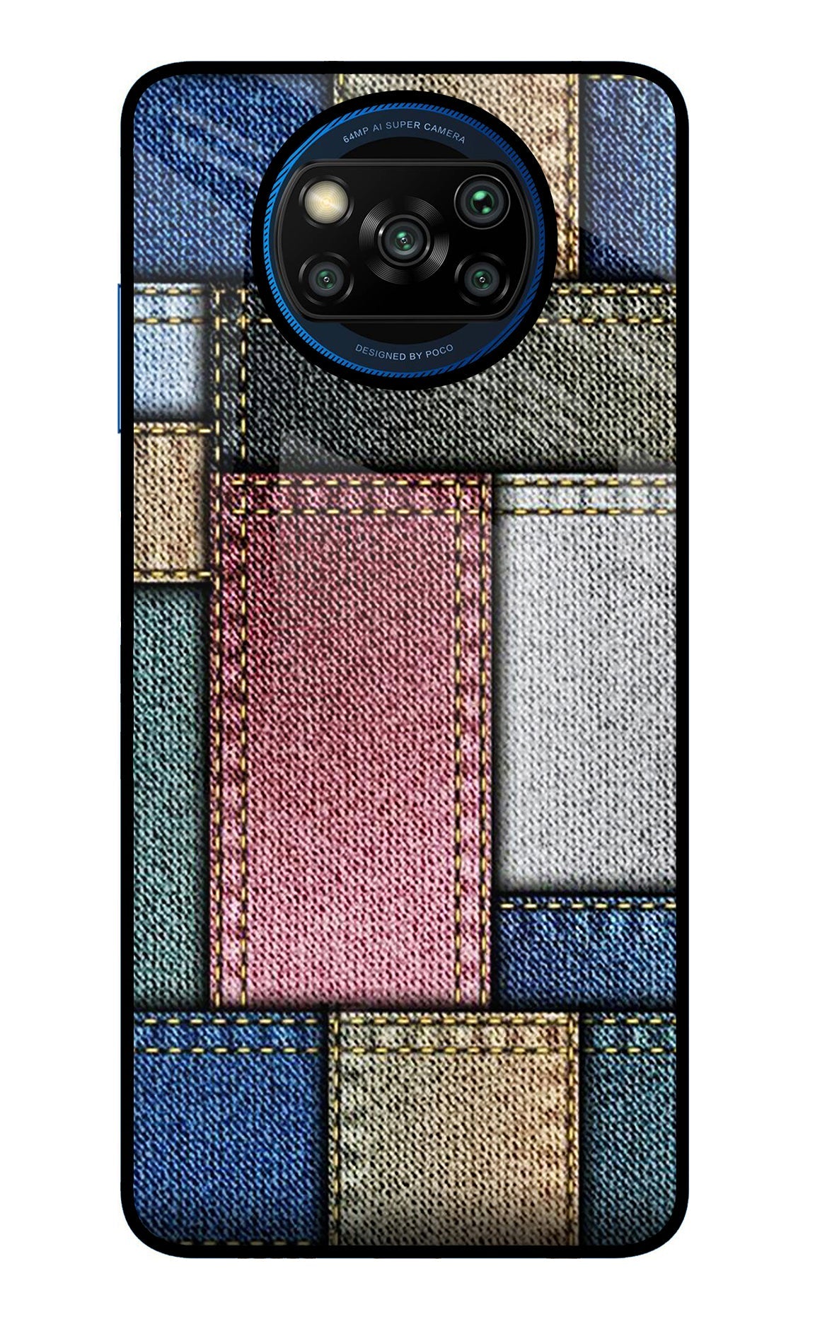 Multicolor Jeans Poco X3/X3 Pro Back Cover