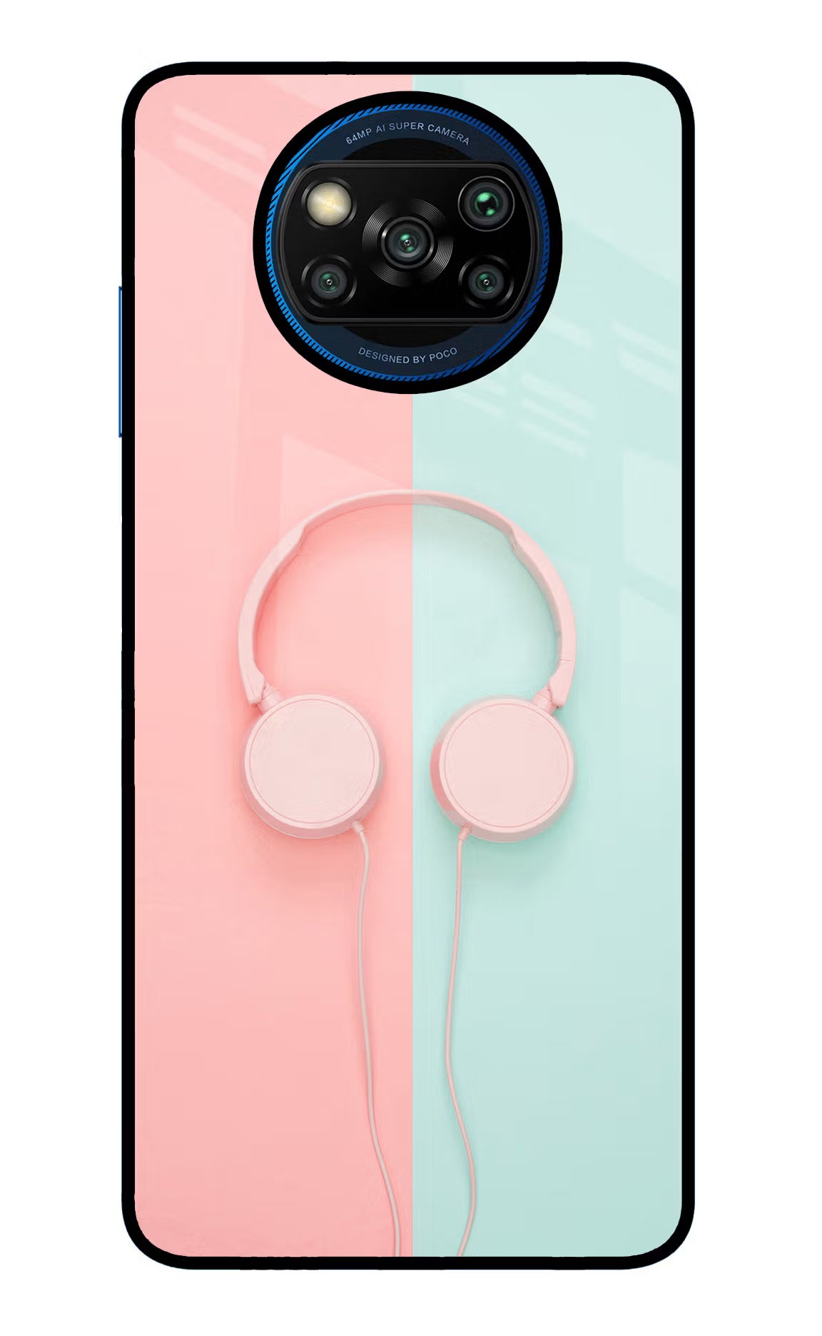 Music Lover Poco X3/X3 Pro Glass Case Back Cover by Casekaro
