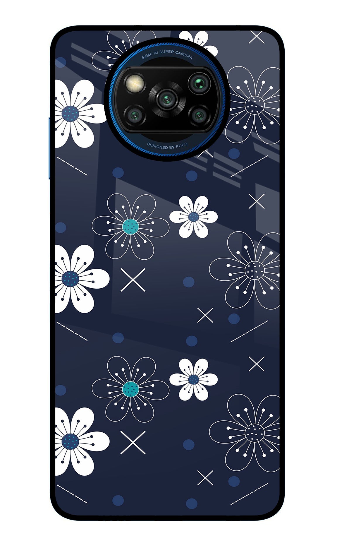 Flowers Poco X3/X3 Pro Back Cover