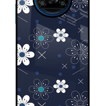 Flowers Poco X3/X3 Pro Glass Case