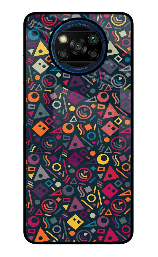 Geometric Abstract Poco X3/X3 Pro Glass Case