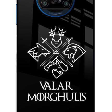 Valar Morghulis | Game Of Thrones Poco X3/X3 Pro Glass Case