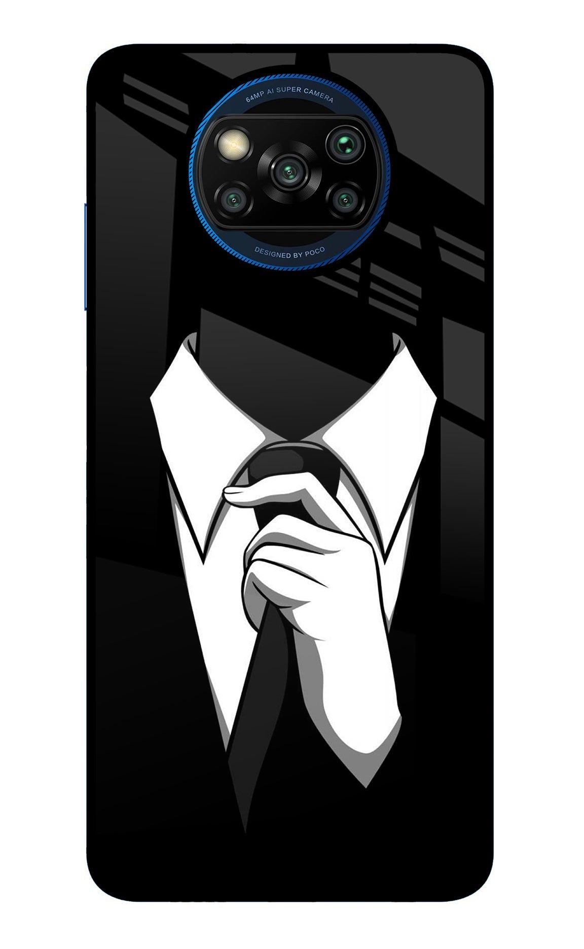 Black Tie Poco X3/X3 Pro Back Cover