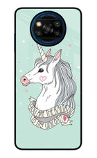 Unicorn Wallpaper Poco X3/X3 Pro Glass Case