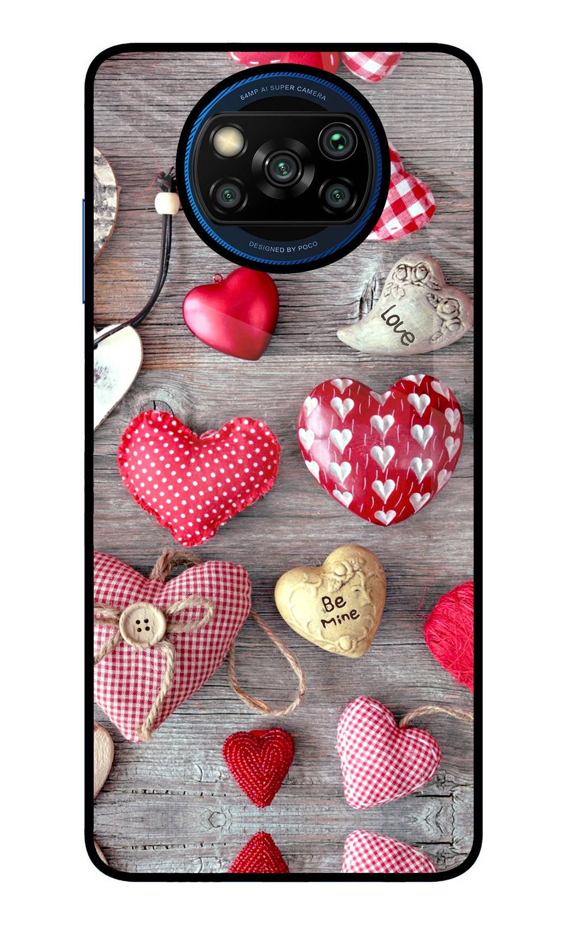 Love Wallpaper Poco X3/X3 Pro Glass Case