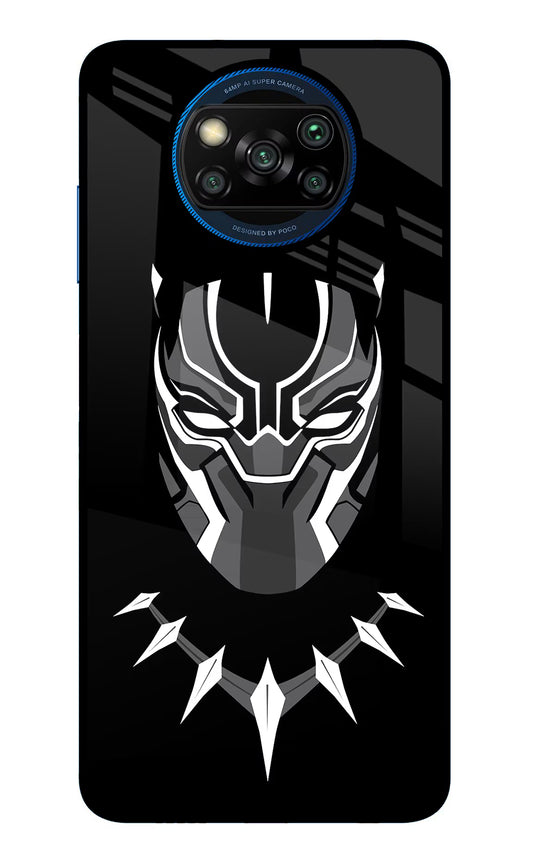 Black Panther Poco X3/X3 Pro Glass Case