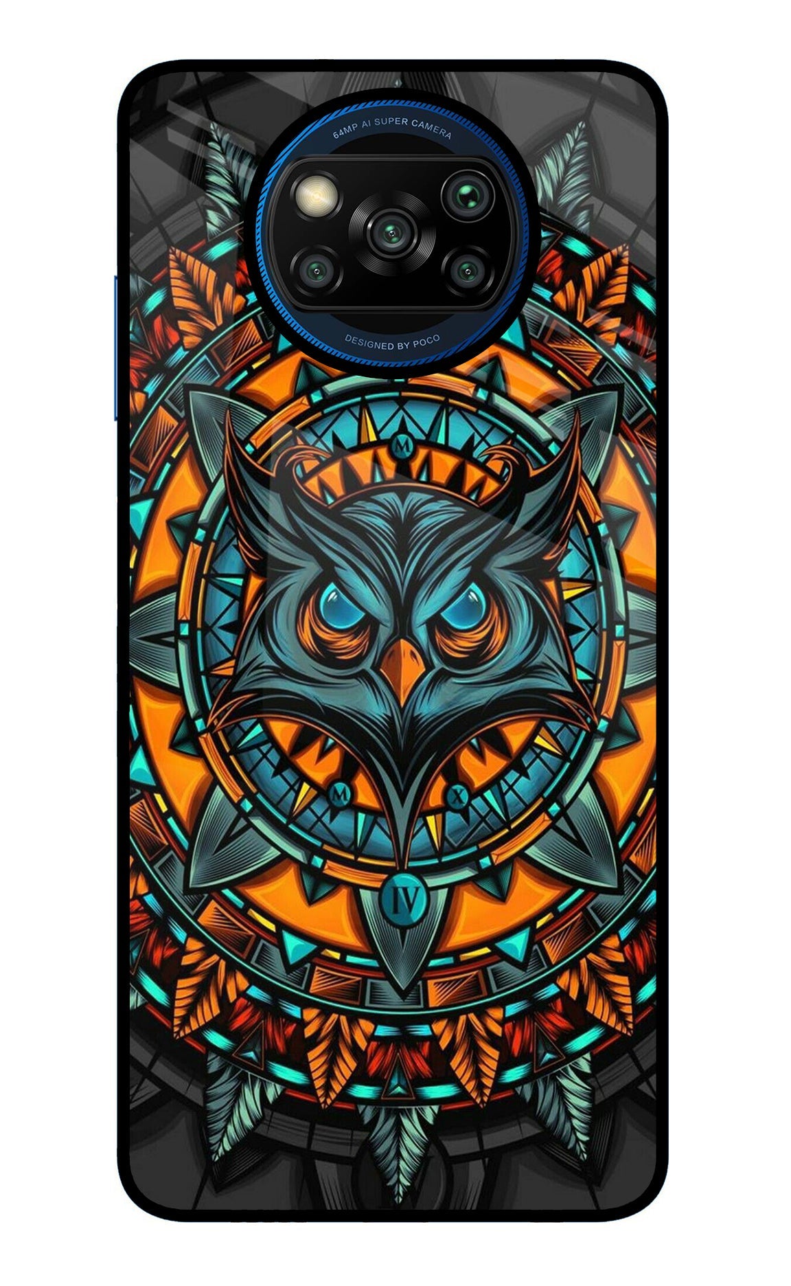 Angry Owl Art Poco X3/X3 Pro Back Cover