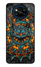 Angry Owl Art Poco X3/X3 Pro Glass Case