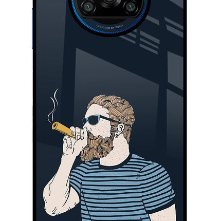 Smoking Poco X3/X3 Pro Glass Case