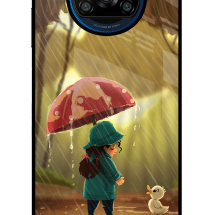 Rainy Day Poco X3/X3 Pro Glass Case