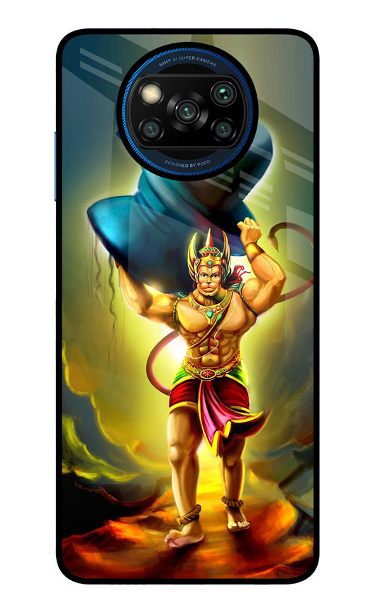 Lord Hanuman Poco X3/X3 Pro Glass Case