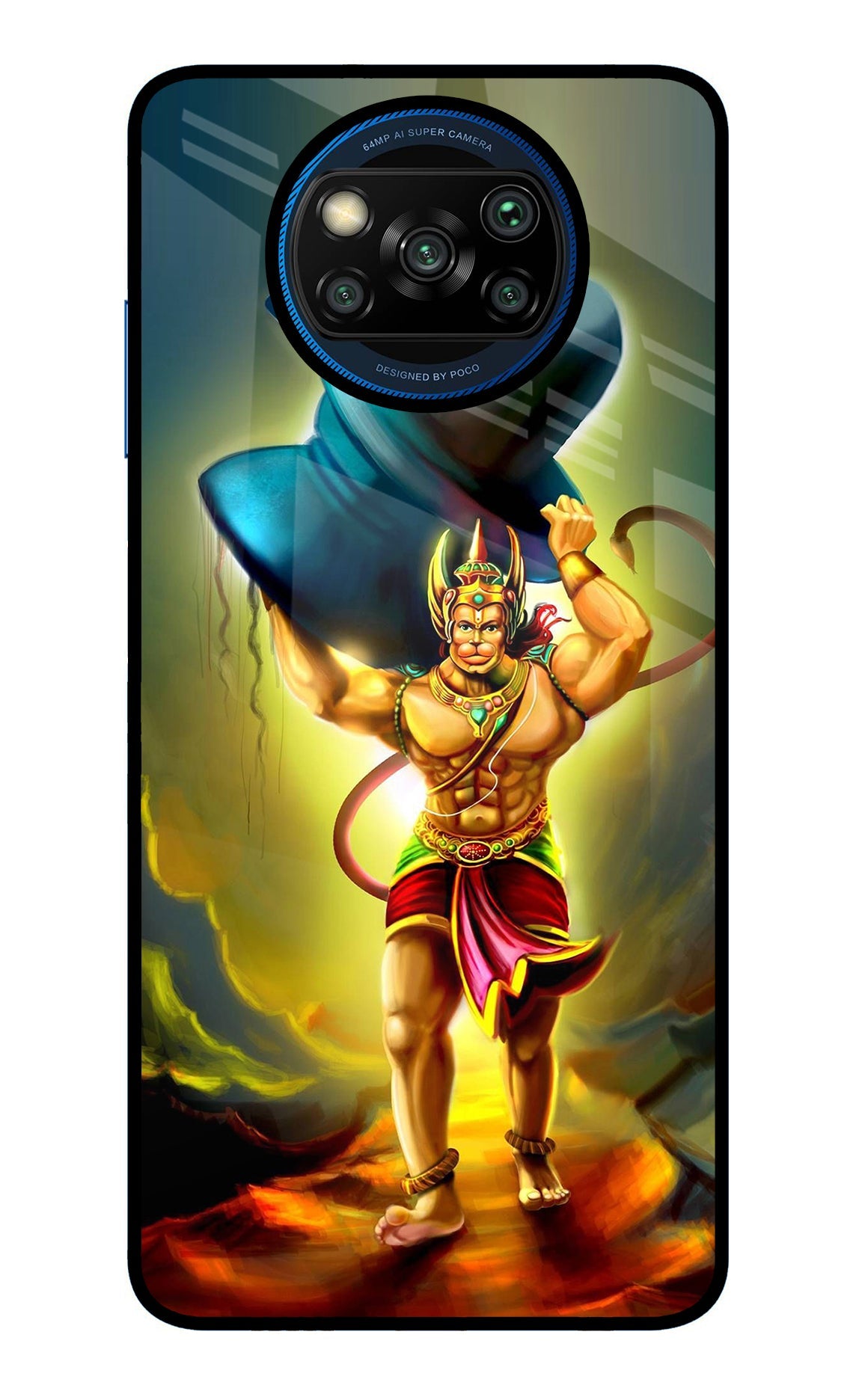 Lord Hanuman Poco X3/X3 Pro Back Cover