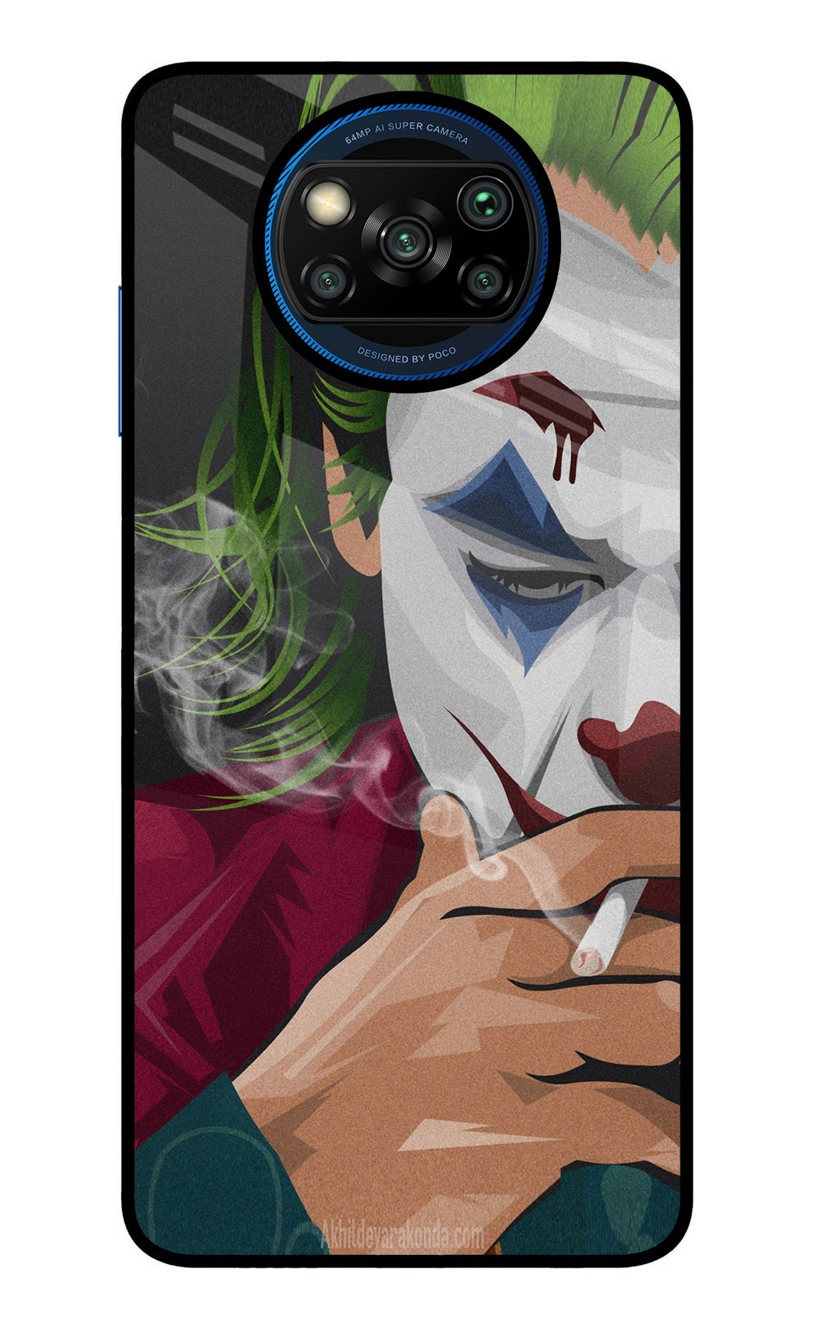 Joker Smoking Poco X3/X3 Pro Glass Case
