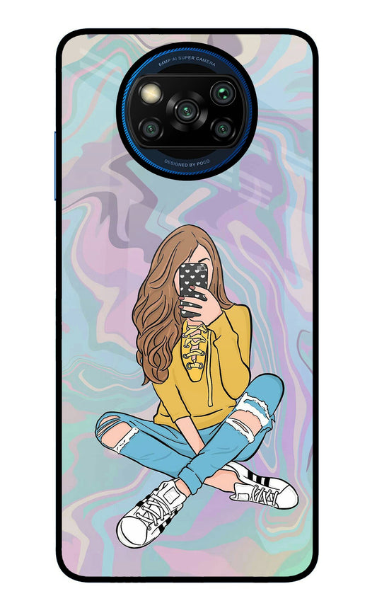 Selfie Girl Poco X3/X3 Pro Glass Case