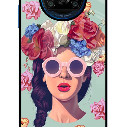 Pretty Girl Poco X3/X3 Pro Glass Case