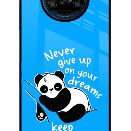 Keep Sleeping Poco X3/X3 Pro Glass Case