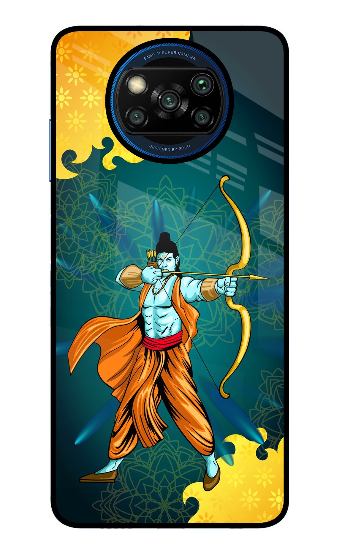 Lord Ram - 6 Poco X3/X3 Pro Back Cover