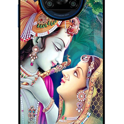 Lord Radha Krishna Poco X3/X3 Pro Glass Case