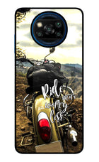 Ride More Worry Less Poco X3/X3 Pro Glass Case
