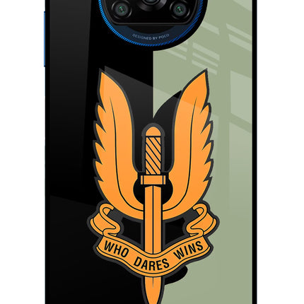 Balidan Logo Poco X3/X3 Pro Glass Case