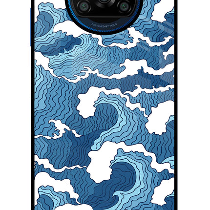Blue Waves Poco X3/X3 Pro Glass Case