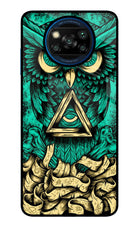 Green Owl Poco X3/X3 Pro Glass Case