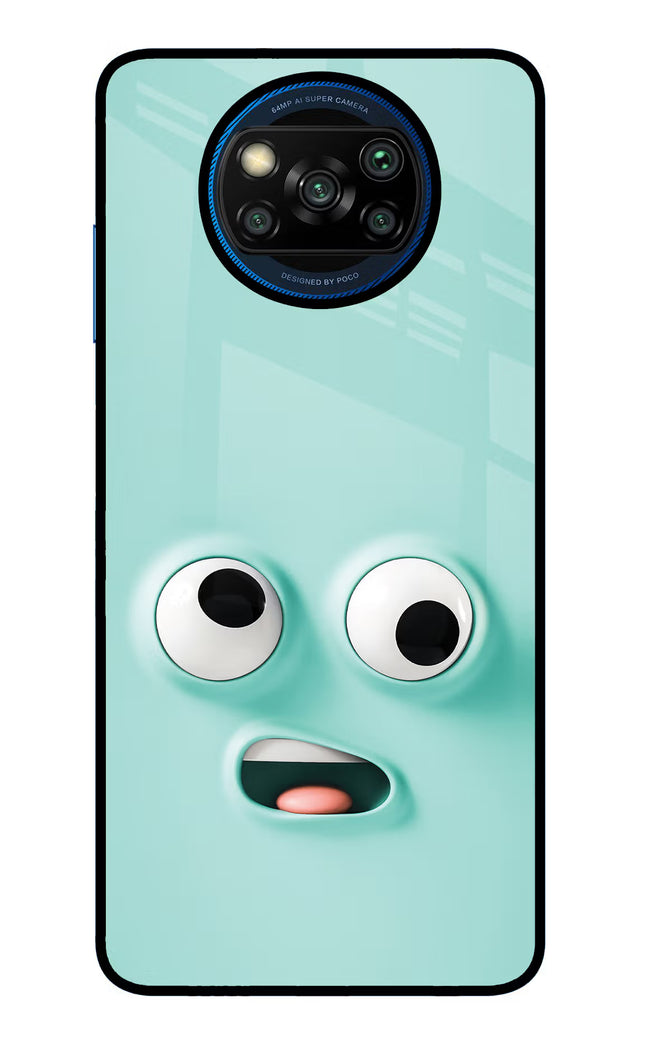 Funny Cartoon Poco X3/X3 Pro Glass Case