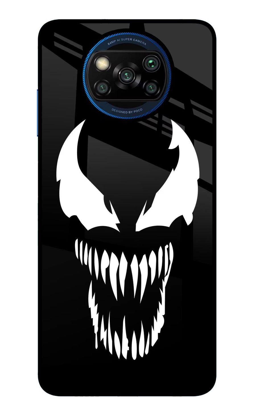 Venom Poco X3/X3 Pro Back Cover, Glass case