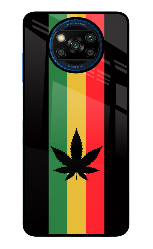 Weed Flag Poco X3/X3 Pro Glass Case
