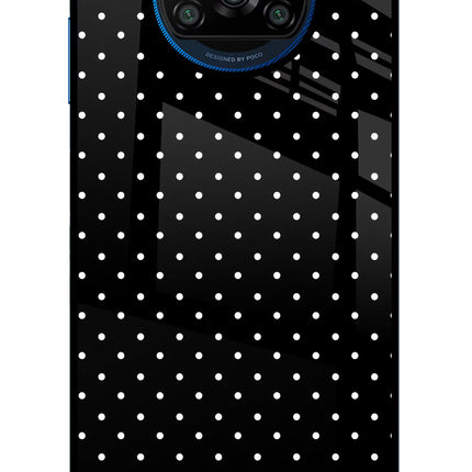 White Dots Poco X3/X3 Pro Glass Case