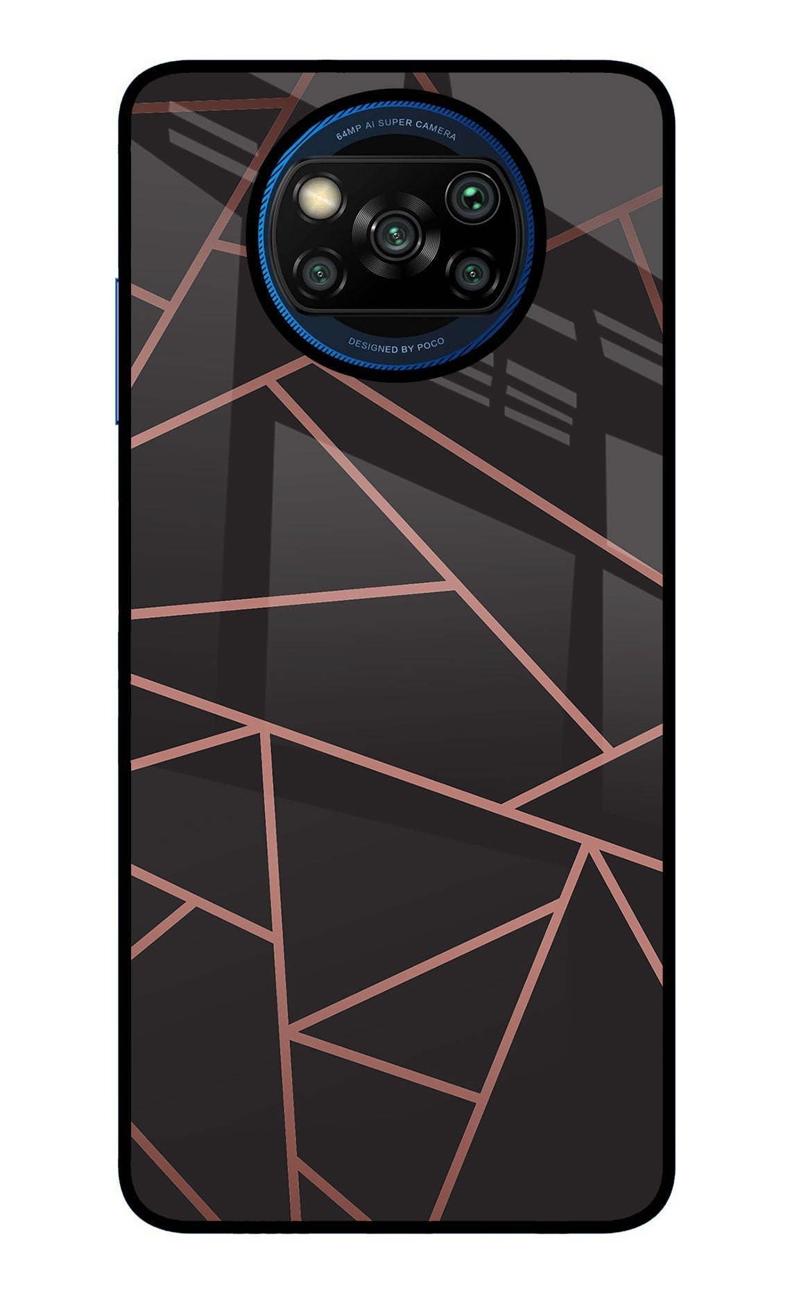 Geometric Pattern Poco X3/X3 Pro Glass Case