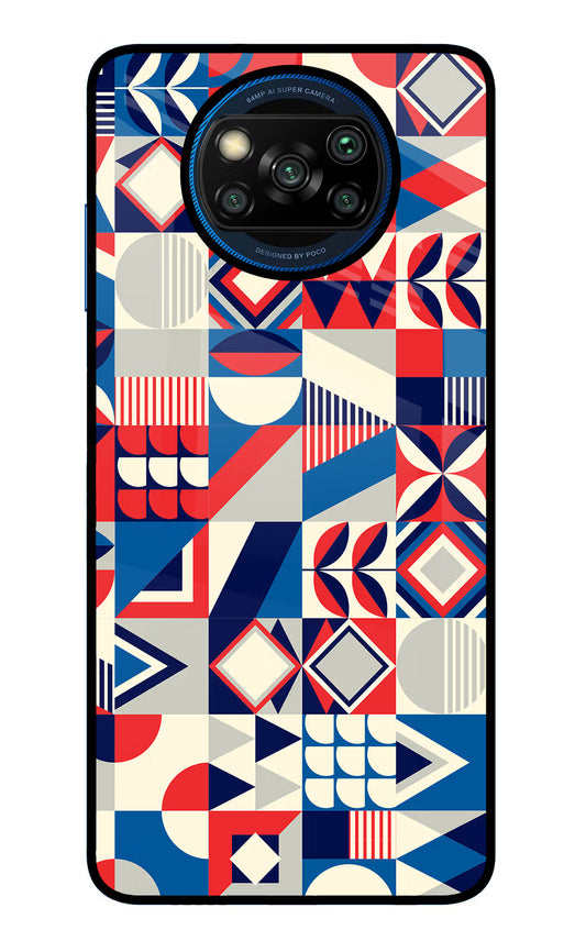 Colorful Pattern Poco X3/X3 Pro Glass Case