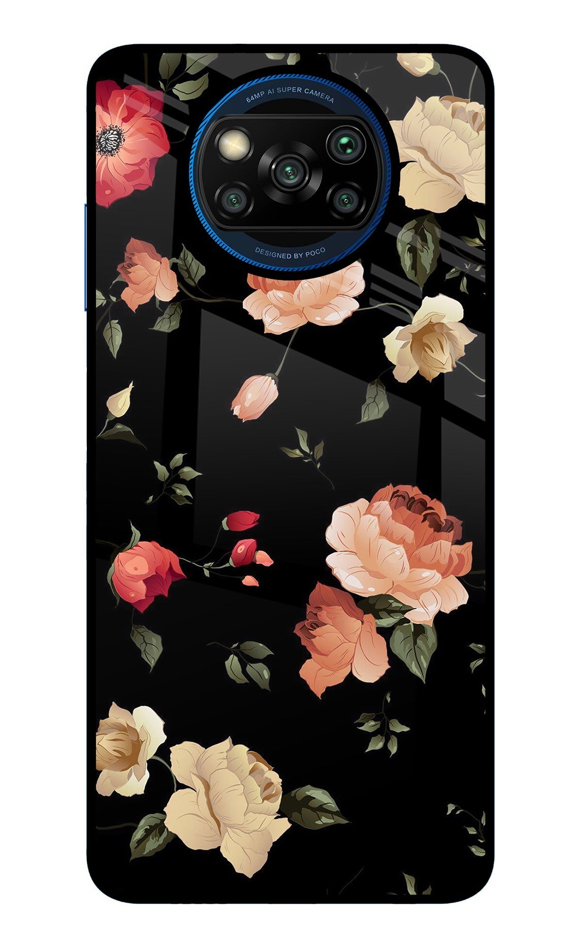 Flowers Poco X3/X3 Pro Back Cover