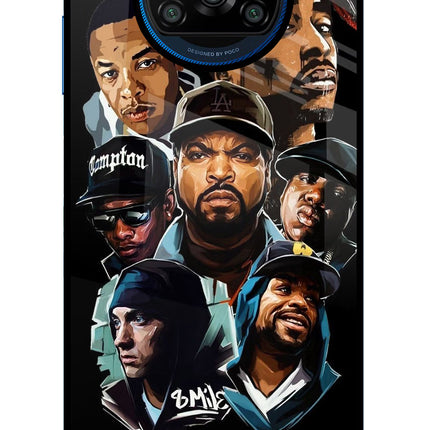 Rappers Poco X3/X3 Pro Glass Case
