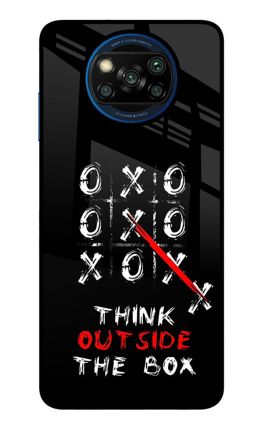 Think out of the BOX Poco X3/X3 Pro Glass Case