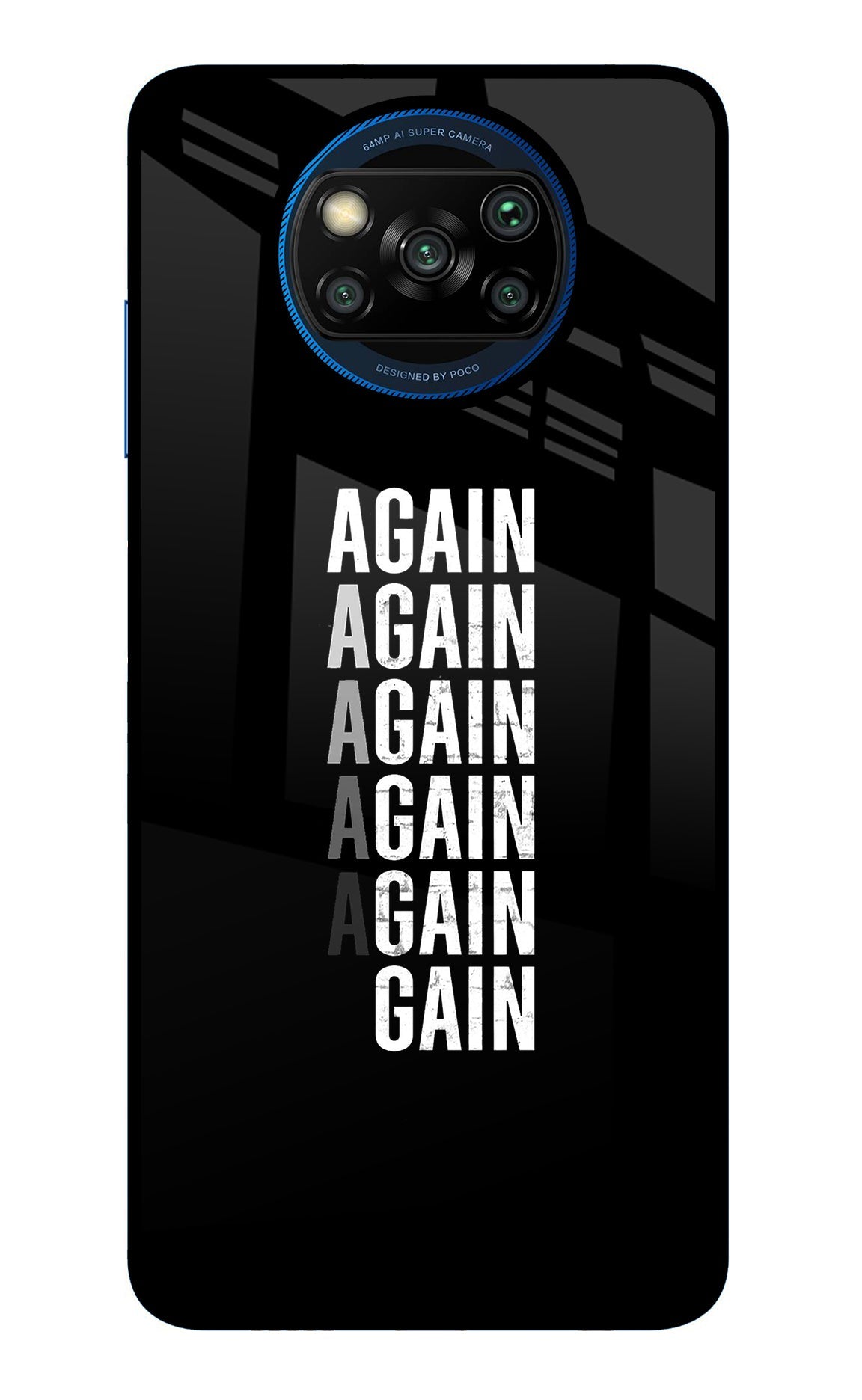 Again Again Gain Poco X3/X3 Pro Back Cover