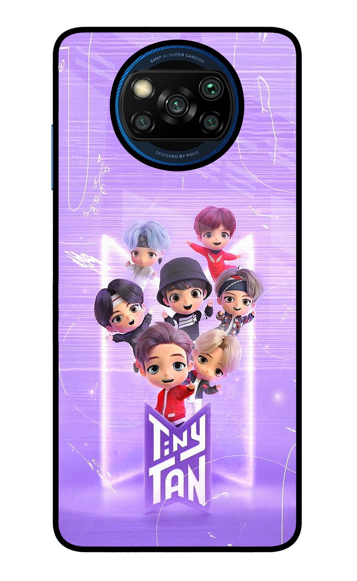 BTS Tiny Tan Poco X3/X3 Pro Back Cover