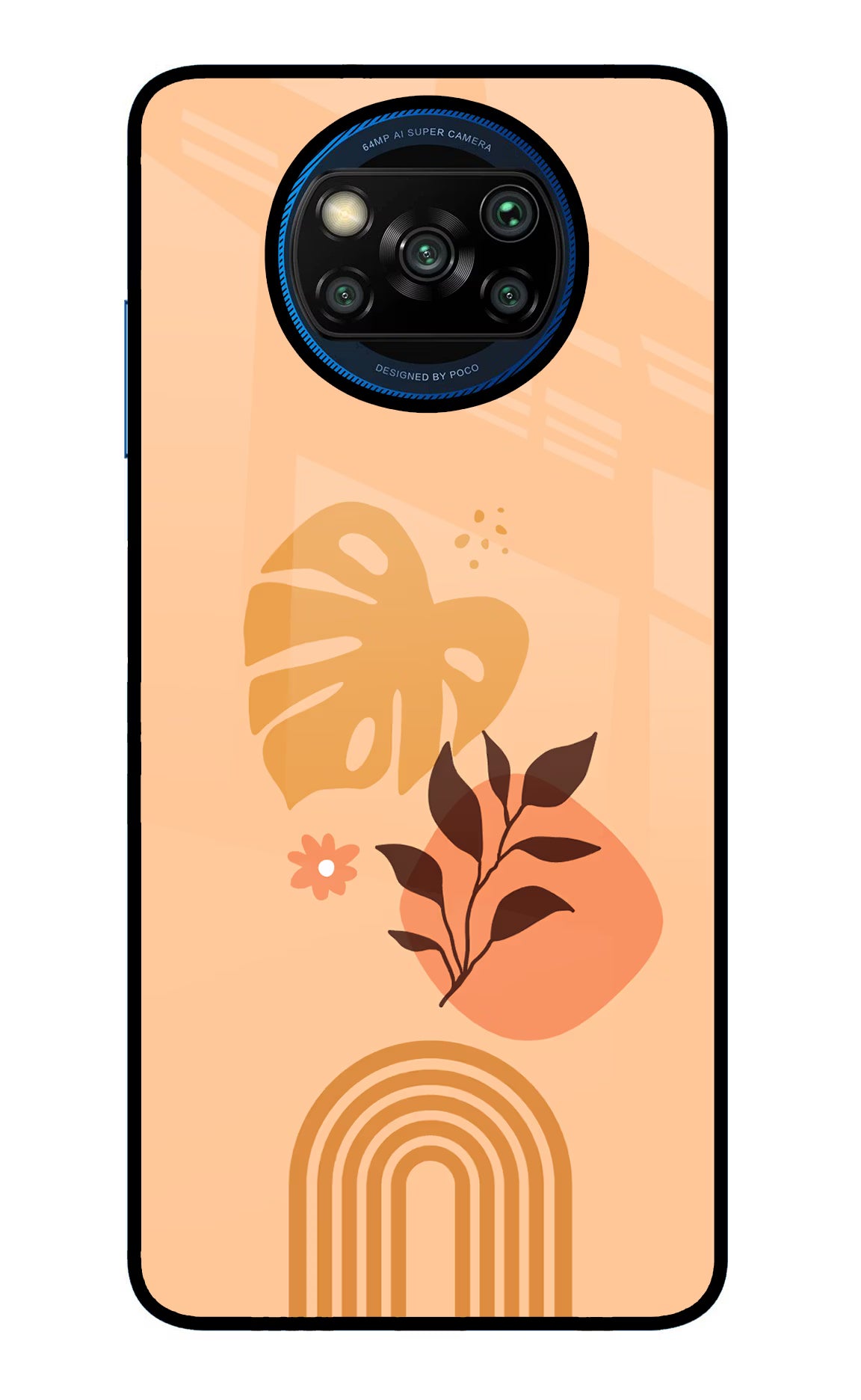 Bohemian Art Poco X3/X3 Pro Glass Case Back Cover by Casekaro