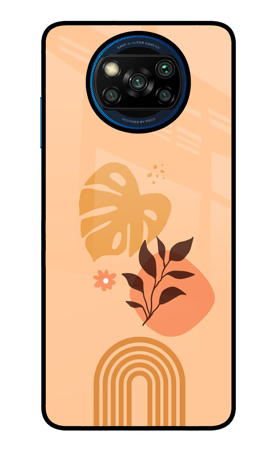 Bohemian Art Poco X3/X3 Pro Back Cover, Glass case