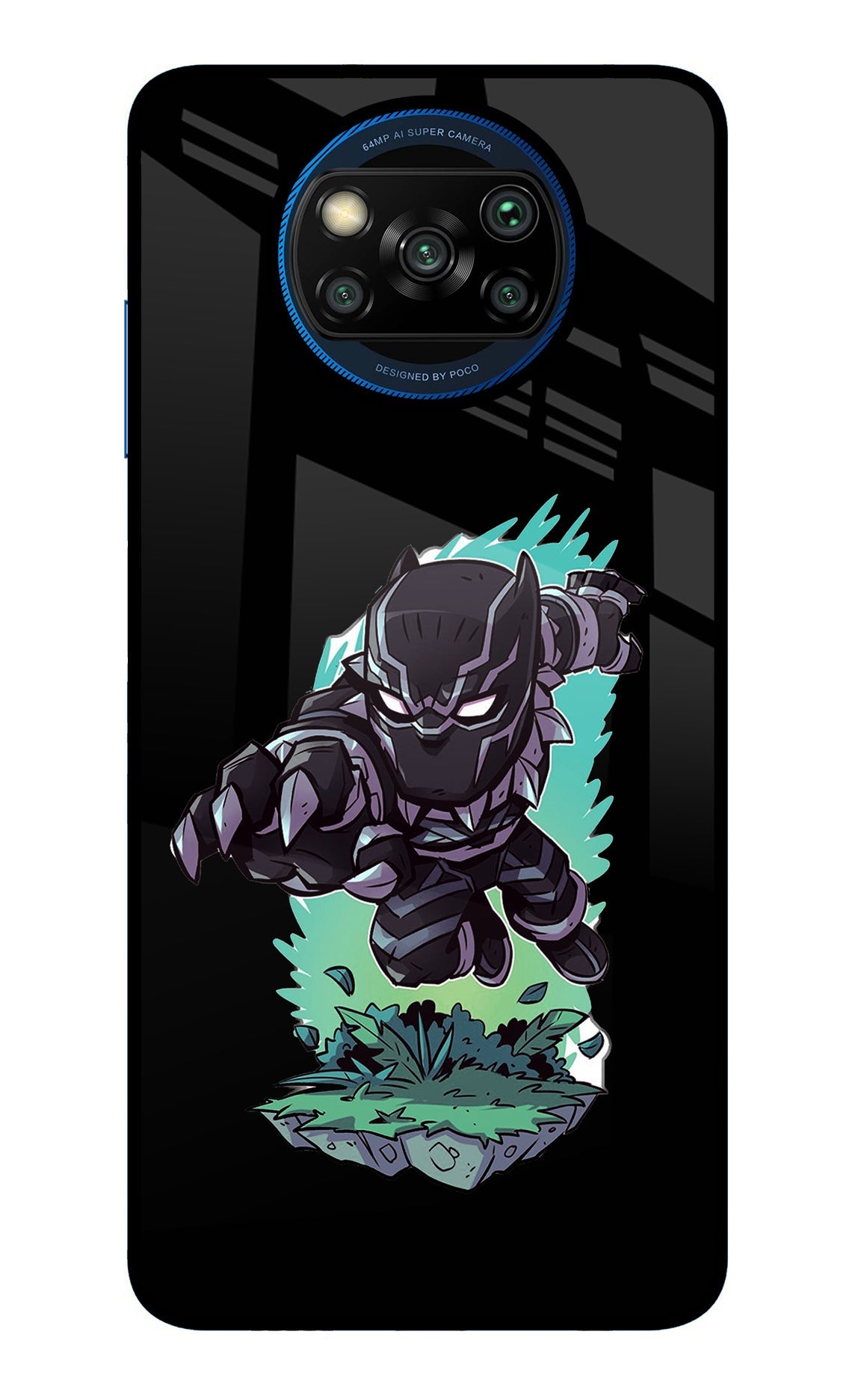 Black Panther Poco X3/X3 Pro Glass Case