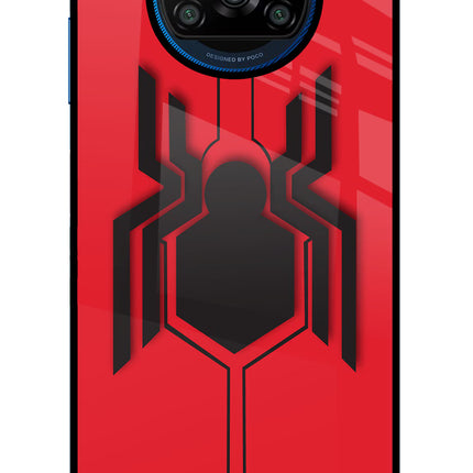 Spider Poco X3/X3 Pro Glass Case Back Cover by Casekaro