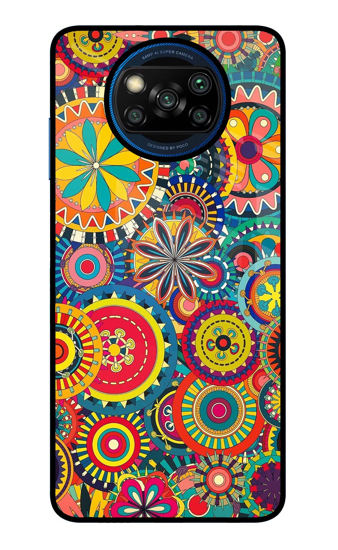 Gol Gol Art Poco X3/X3 Pro Glass Case