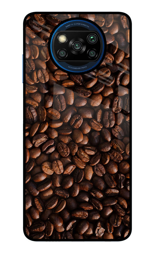Coffee Beans Poco X3/X3 Pro Glass Case