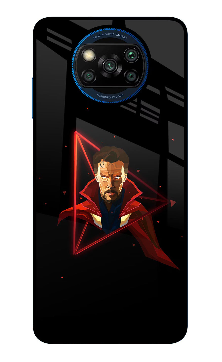 Doctor Ordinary Poco X3/X3 Pro Back Cover, Glass case